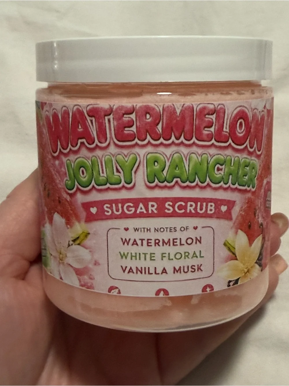 Aminnah “Watermelon Jolly Rancher” limited Edition Sugar Scrub Body Exfoliant!